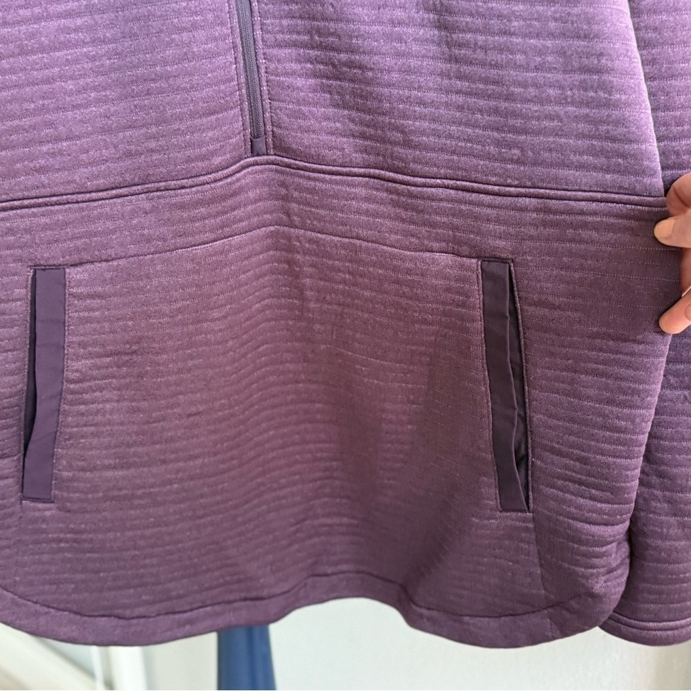 Women’s Columbia 1/2 zip Plum Pull Over, Size XL - Picture 3 of 12